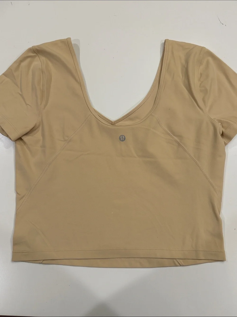 Lululemon Women's Scoop Neck Short Sleeve Top - Cream